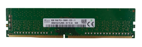 RAM memória 1x 8GB Hynix ECC UNBUFFERED DDR4 1Rx8 2666MHZ PC4-21300 UDIMM | HMA81GU7CJR8N-VK