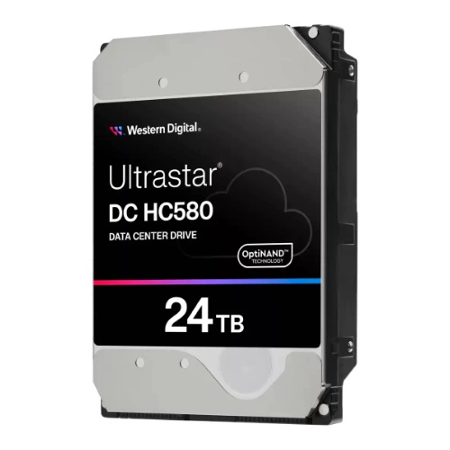 Merevlemez Western Digital Ultrastar DC HC580 3.5'' HDD 24TB 7200RPM SATA 6Gb/s 512MB | 0F62795