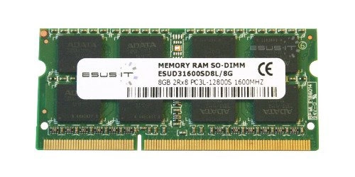 RAM memória 1x 8GB ESUS IT SO-DIMM DDR3 1600MHz PC3-12800 | ESUD31600SD8L/8G