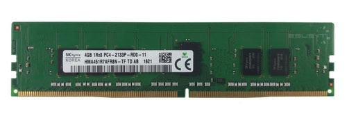 RAM memória 1x 4GB Hynix ECC REGISTERED DDR4 2133MHz PC4-17000 RDIMM | HMA451R7AFR8N-TF