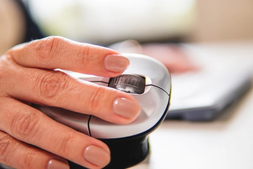 Vezeték nélküli egér Bakker Elkuizen Grip Mouse Wireless BNEGMW