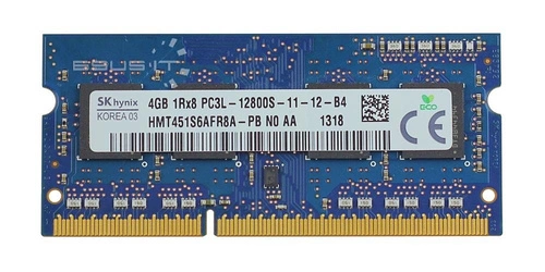 RAM memória 1x 4GB Hynix SO-DIMM DDR3 1600MHz PC3-12800 | HMT451S6AFR8A-PB