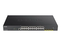 Kapcsoló D-Link DGS-1250-28XMP/E 24x 1Gb 4x SFP+ 370 W PoE+