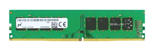 RAM memória 1x 8GB Micron NON-ECC UNBUFFERED DDR4 2400MHz PC4-19200 UDIMM | MTA8ATF1G64AZ-2G3