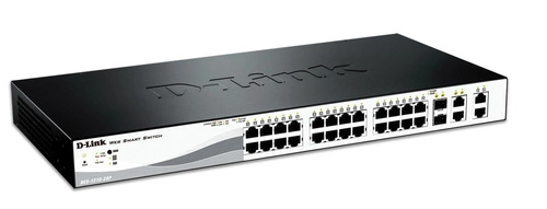 Kapcsoló D-Link DGS-1210-28P 24x 1Gb 4x RJ-45/SFP 193 W PoE+