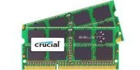 RAM memória 2x 8GB Crucial SO-DIMM DDR3 1600MHz PC3-12800 | CT2KIT102464BF160B