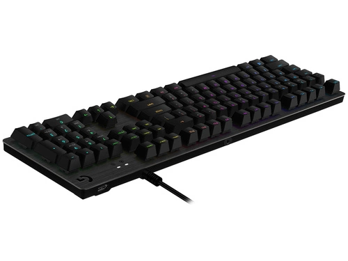 Wired billentyűzet Logitech G G513 CARBON LIGHTSYNC RGB Mechanical Gaming Keyboard, GX Brown QWERTY