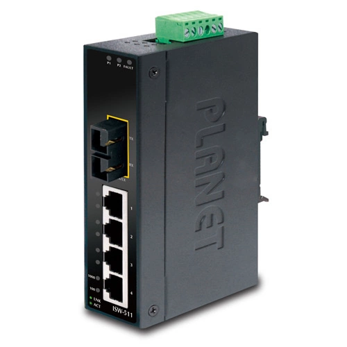 Kapcsoló Planet ISW-511S15 4x 100Mb 1x 100Mbps SFP