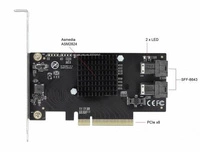 Delock Kártya PCI Express x8 do 2 x NVMe SFF-8643 | 90405