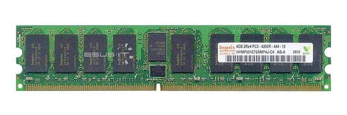 RAM memória 1x 4GB Hynix ECC REGISTERED DDR2  533MHz PC2-4200 RDIMM | HYMP351E72AMP4J-C4
