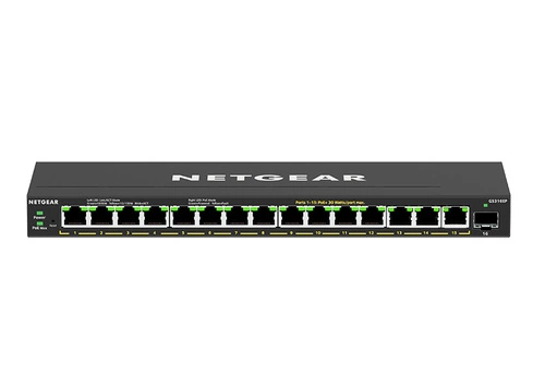 Kapcsoló Netgear GS316EP-100PES 15x 1Gb 1x SFP 180 W PoE+