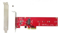 PCIe x4 3.3V5A Host Adapter M.2 NVMe 110mm SSD DT-129