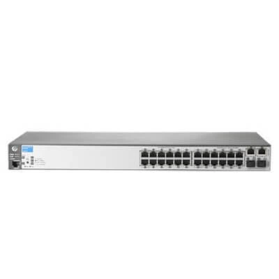 Kapcsoló HPE J9623A 24x 10/100 2x SFP 