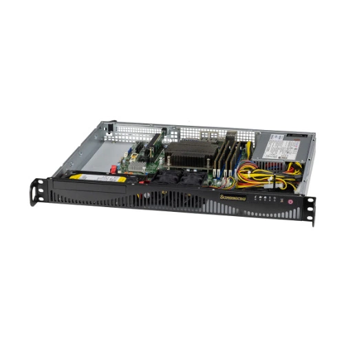 Szerver Platform Supermicro Mini-1U 510T-ML SYS-510T-ML Intel x 1 DDR4 x 4 1 x 3.5" SATA PSU 1