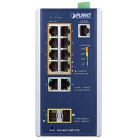 Kapcsoló Planet IGS-4215-8P2T2S 10x 1Gb 2x SFP 240 W PoE+