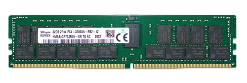 RAM memória 1x 32GB Hynix ECC REGISTERED DDR4 2Rx4 3200MHz PC4-25600 RDIMM | HMA84GR7CJR4N-XN