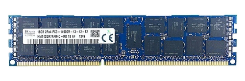 RAM memória 1x 16GB Hynix ECC REGISTERED DDR3  1866MHz PC3-14900 RDIMM | HMT42GR7AFR4C-RD