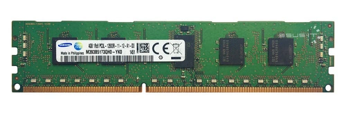 RAM memória 1x 4GB Samsung ECC REGISTERED DDR3 1Rx8 1600MHz PC3-12800 RDIMM | M393B5173QH0-YK0