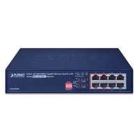 Kapcsoló Planet GSD-804P 8x 1Gb 60 W PoE