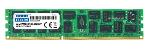 RAM memória 1x 32GB GoodRAM ECC REGISTERED DDR3 4Rx4 1600MHz PC3-12800 RDIMM | W-MEM1600R3Q432GLV