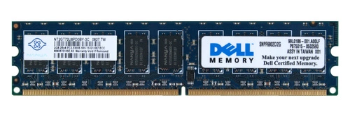 RAM memória 1x 2GB DELL PowerEdge & Precision Workstation DDR2 667MHz ECC UNBUFFERED DIMM | SNPF6802C/2G