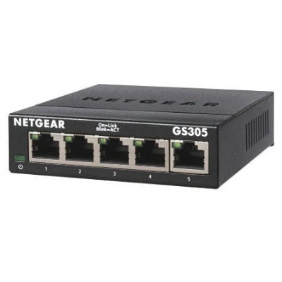Kapcsoló Netgear GS305-300PES 5x 10/100/1000