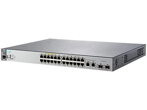 Kapcsoló HPE RENEW J9779AR 24x 10/100 2x SFP 195 W PoE+