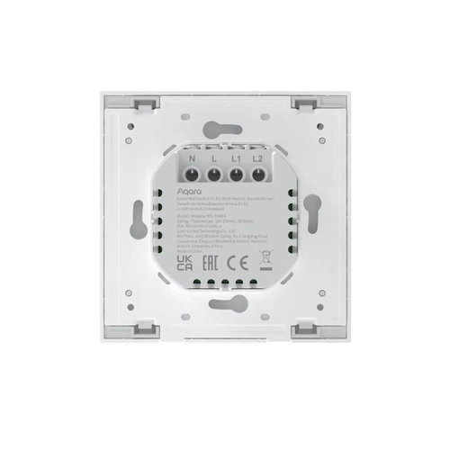 Intelligens kapcsoló Aqara Smart Wall Switch H1 EU (With Neutral) | WS-EUK04