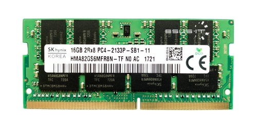 RAM memória 1x 16GB Hynix SO-DIMM DDR4 2133MHz PC4-17000 | HMA82GS6MFR8N-TF