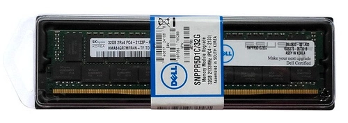 RAM memória 1x 32GB DELL PowerEdge & Precision Workstation DDR4 2Rx4 2133MHz ECC REGISTERED DIMM | SNPPR5D1C/32G 