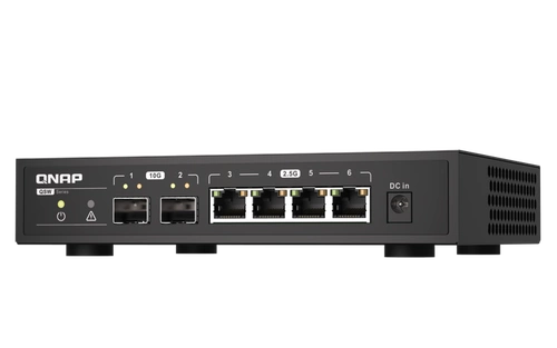 Kapcsoló QNAP QSW-2104-2S 4x RJ-45 10/100/1000/2500 Mbps 2x SFP+