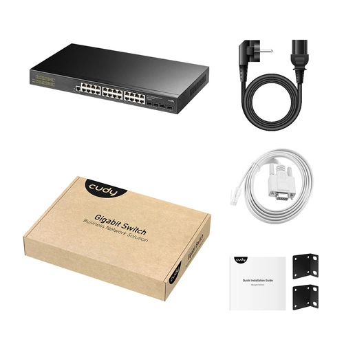 Kapcsoló Cudy GS2024S2 24x 1Gb 2x SFP