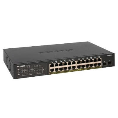 Kapcsoló Netgear GS324TP-100EUS 24x 10/100/1000 2x SFP 190 W PoE+