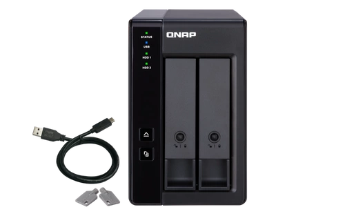 QNAP TR-002 2x SSD | HDD 3,5” bővítőegység