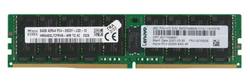 RAM memória 1x 64GB Hynix ECC LOAD REDUCED DDR4 4Rx4 2933MHz PC4-23400 LRDIMM | HMAA8GL7CPR4N-WM