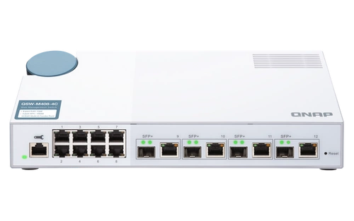 Kapcsoló QNAP QSW-M408-4C 8x 1Gb 4x RJ-45/SFP+