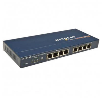 Kapcsoló Netgear FS108PEU 8x 10/100 53 W PoE