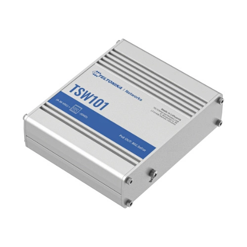Kapcsoló Teltonika TSW101 5x 1Gb 60 W PoE+