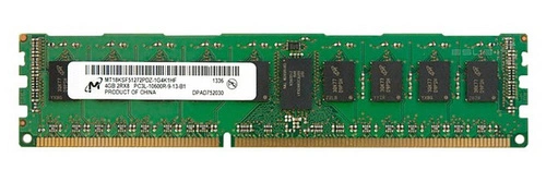 RAM memória 1x 4GB Micron ECC REGISTERED DDR3  1333MHz PC3-10600 RDIMM | MT18KSF51272PDZ-1G4