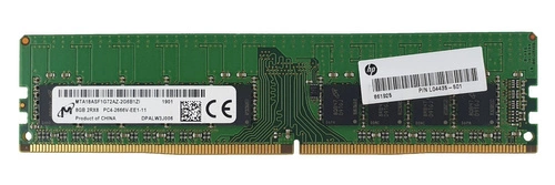 RAM memória 1x 8GB Micron ECC UNBUFFERED DDR4 2666MHZ PC4-21300 UDIMM | MTA18ASF1G72AZ-2G6