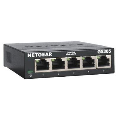 Kapcsoló Netgear GS305-300PES 5x 10/100/1000