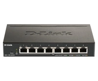 Kapcsoló D-Link DGS-1100-08PV2/E 8x 1Gb 64 W PoE+