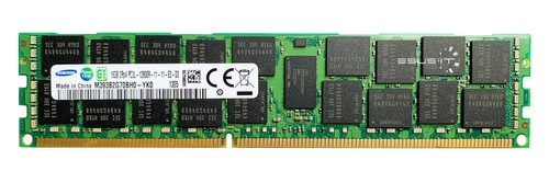 RAM memória 1x 16GB Samsung ECC REGISTERED DDR3 2Rx4 1600MHz PC3-12800 RDIMM | M393B2G70BH0-YK0