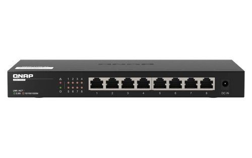Kapcsoló QNAP QSW-1108-8T 8x RJ-45 10/100/1000/2500 Mbps