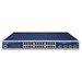 Kapcsoló Planet WGSW-24040HP4 24x 1Gb 4x SFP 440 W PoE+