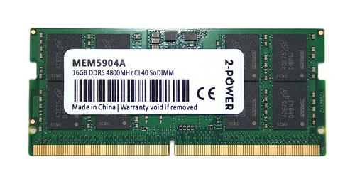 RAM memória 1x 16 GB Samsung SO-DIMM DDR5 4800MHz PC5-38400 | M425R2GA3BB0-CQK