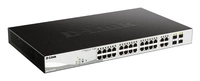 Kapcsoló D-Link DGS-1210-24P 24x 1Gb 4x SFP 85 W PoE+