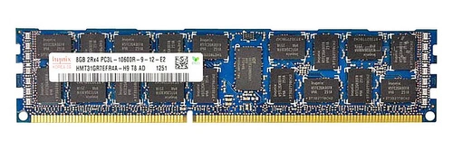 RAM memória 1x 8GB Hynix ECC REGISTERED DDR3  1333MHz PC3-10600 RDIMM | HMT31GR7EFR4A-H9