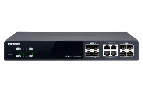Kapcsoló QNAP QSW-M804-4C 1x 1Gb 4x SFP+ 4x RJ-45/SFP+