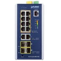 Kapcsoló Planet IGS-5225-8P2T4S 10x 1Gb 4x SFP 240 W PoE+